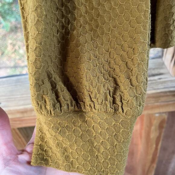 J. Crew Ruffle Front Long Sleeve Knit Top Size XXS. NEW - Picture 5 of 10